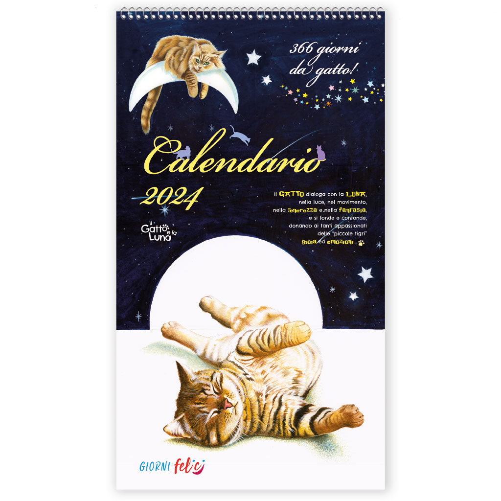 Calendario 2024 Il Gatto e la Luna